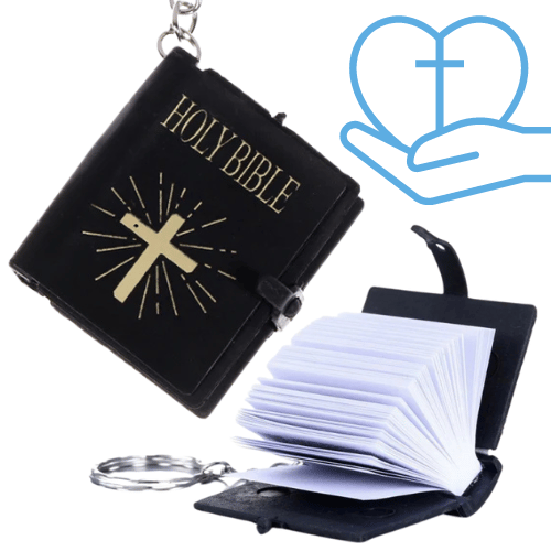 Add a Mini Bible Keychain